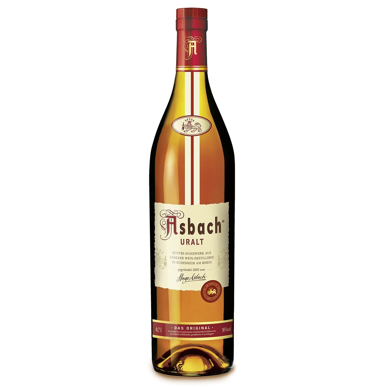 RCP Asbach delikate praliner på flasker med skorpe - 1 x 310 g - Mørk chokolade med Asbach-fyld