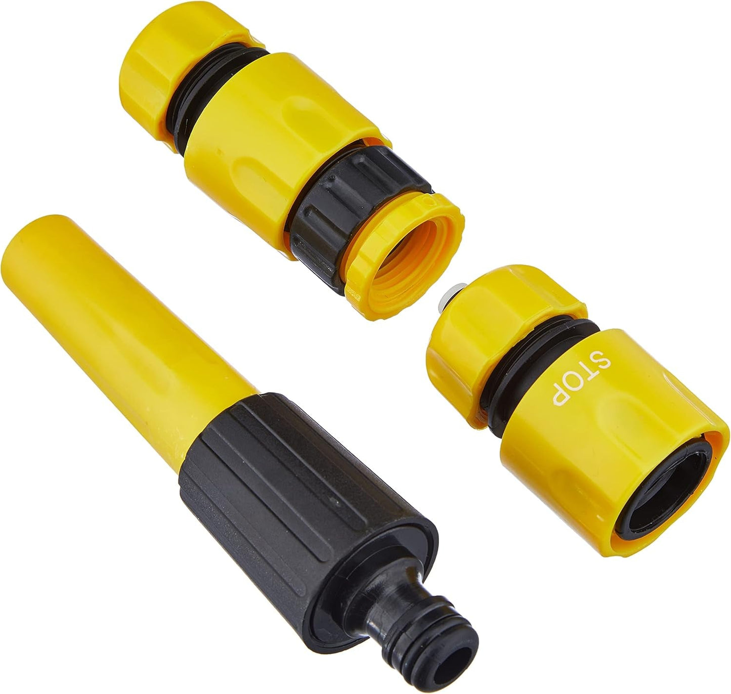 Meister Cross Woven Slange, 12,7 mm (1/2 tomme) - Længde 20 m - Inkluderer fittings - Til vanding af små områder - Knusnings- og slidbestandig - UV-bestandig / Haveslange / Vandslange / 9926280