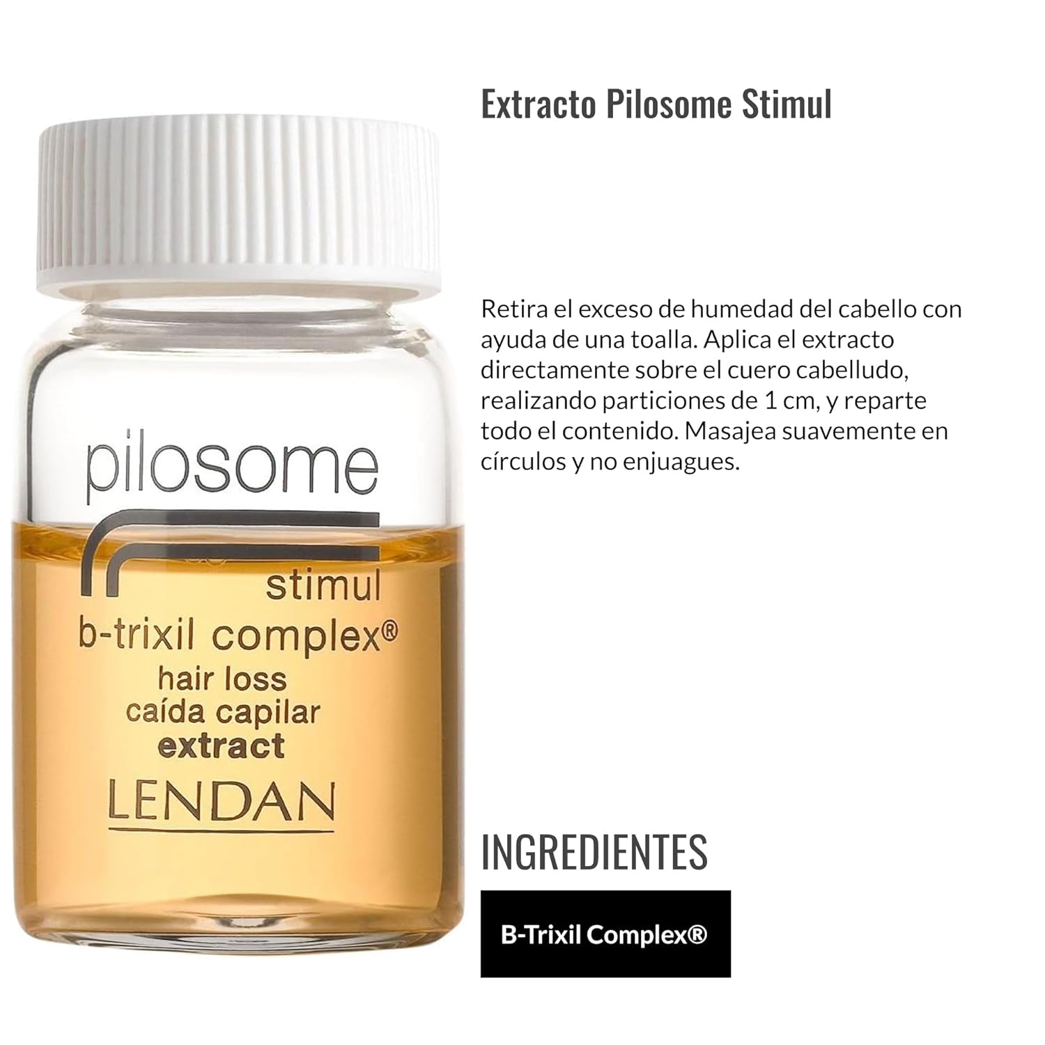 Hårtabsbehandling for kvinder og mænd, Pilosome Stimul B-Trixil Complex, 12 X 6ml Pilosome Hårpleje