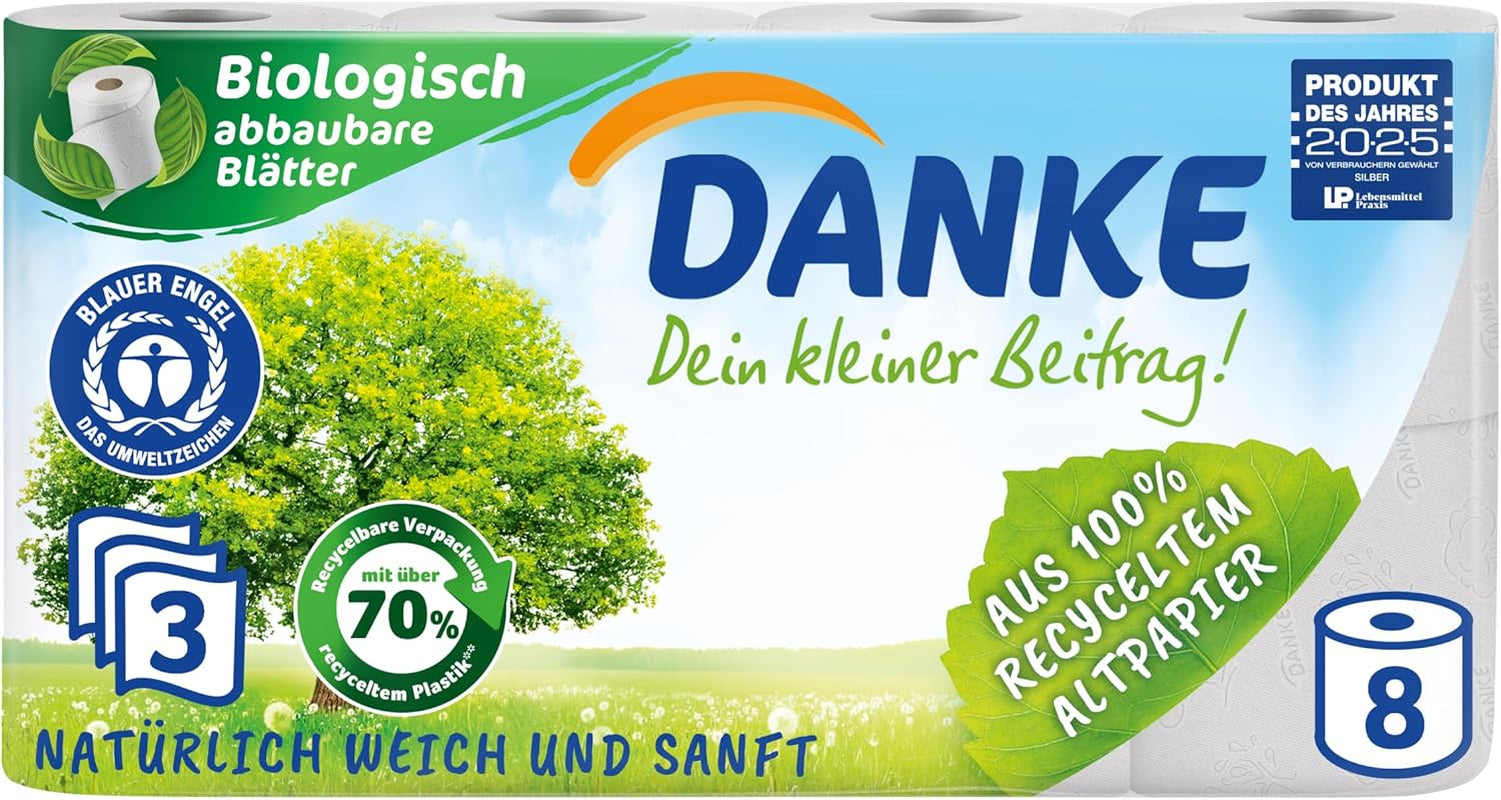 Toiletpapir Tak 56 stk, ruller 7X8, 3 lag
