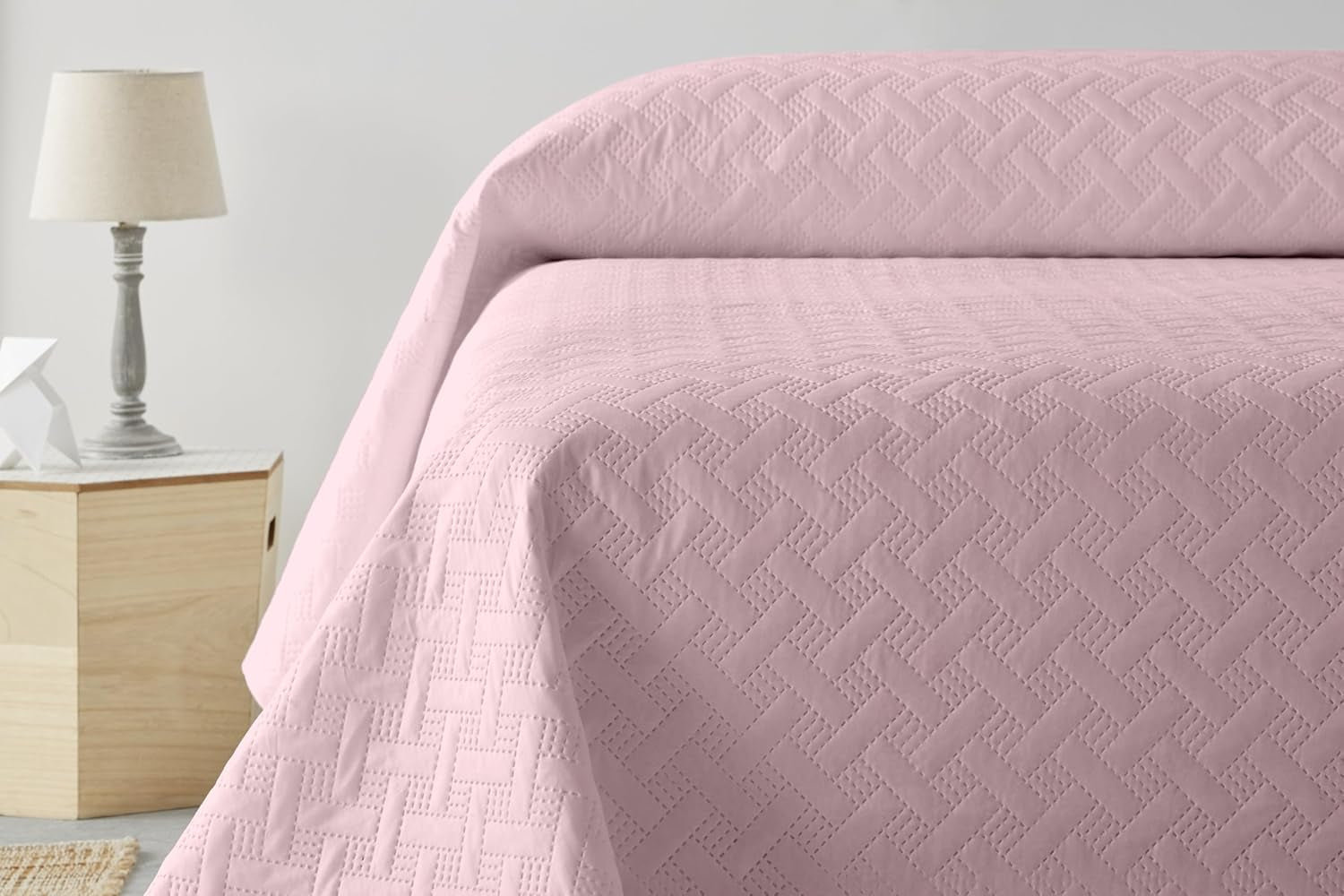 LISO - Sengetæppe til 105 Cm - Bouti Sengetæppe - Forår og sommer - 200X260 Cm - Pink senge og tæpper Besuche den Degrees home-Butik