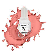 Gel madfarve, beige, champagnefarve, 20 g. Food coloring for a wide range of applications for decorating cakes, tarts, cream, sponge cake, royal icing, macarons.