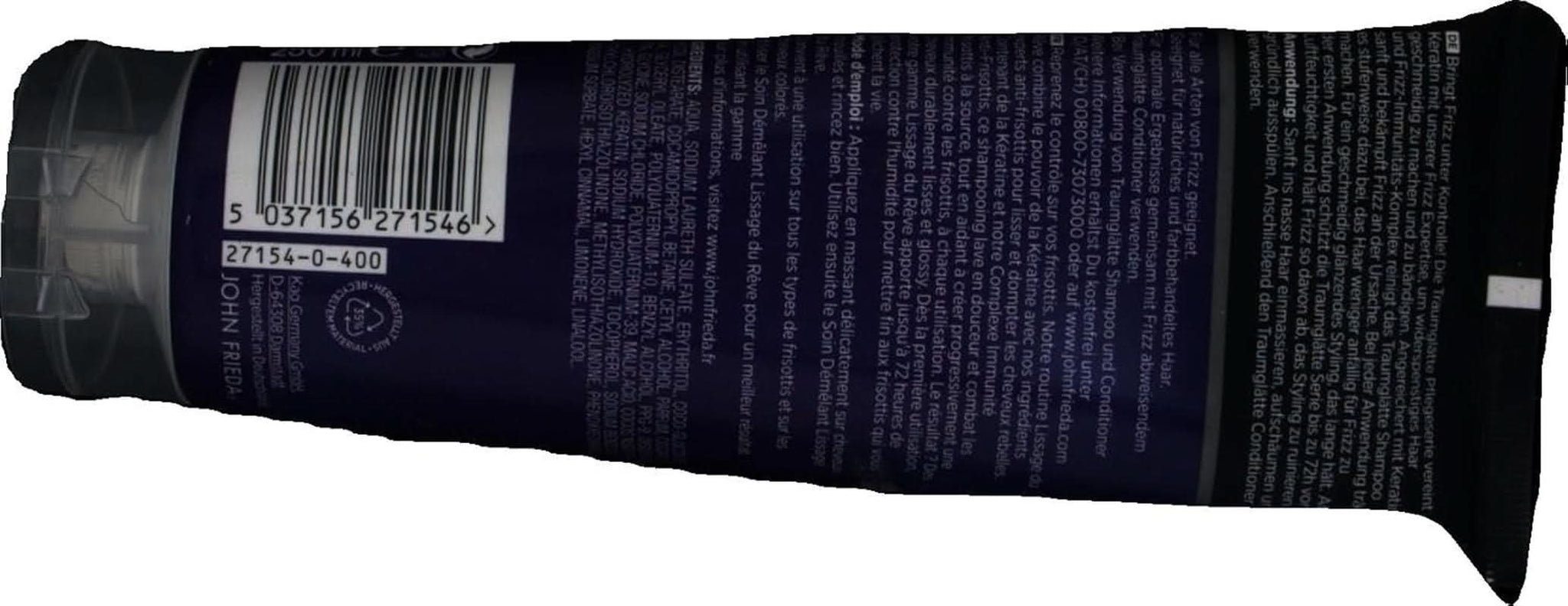 John Frieda - Frizz Ease Dream Smoothing Shampoo, 250 ml Brusebad og bad Naty Shop