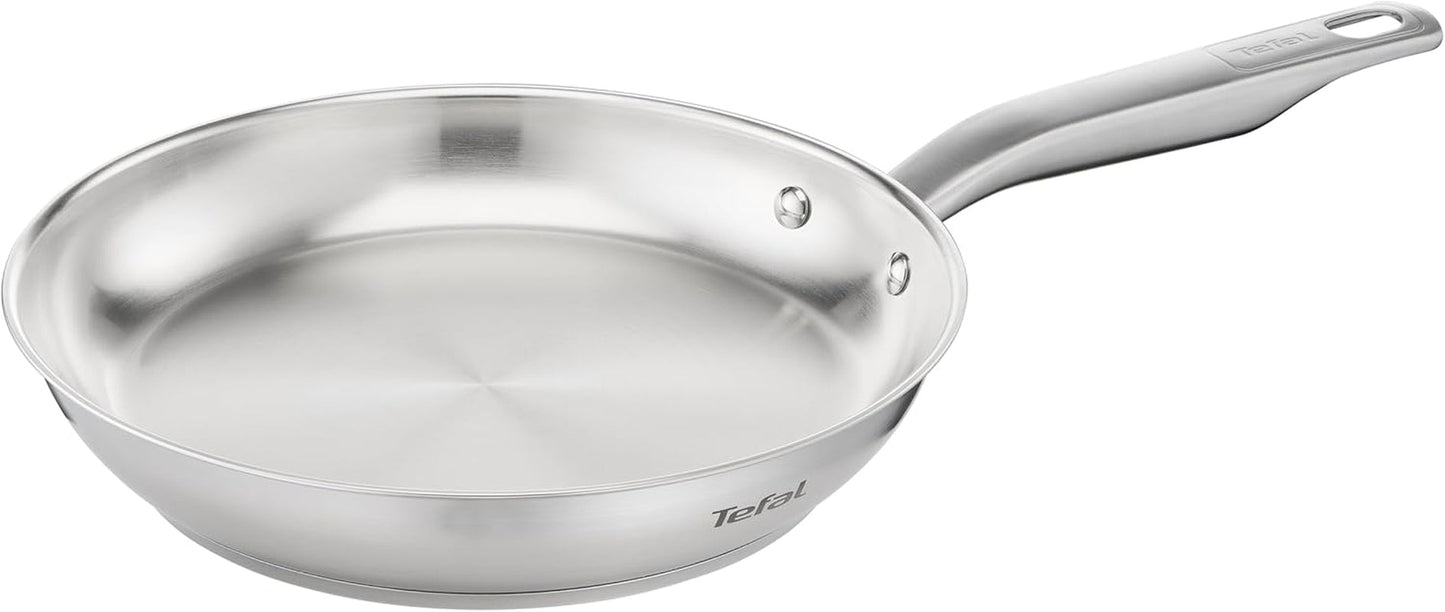 TEFAL VIRTUOSO stegepande 28 cm, Rustfrit stål stegepande, induktion Gryder og pander Naty Shop 24 Cm Uden belægning