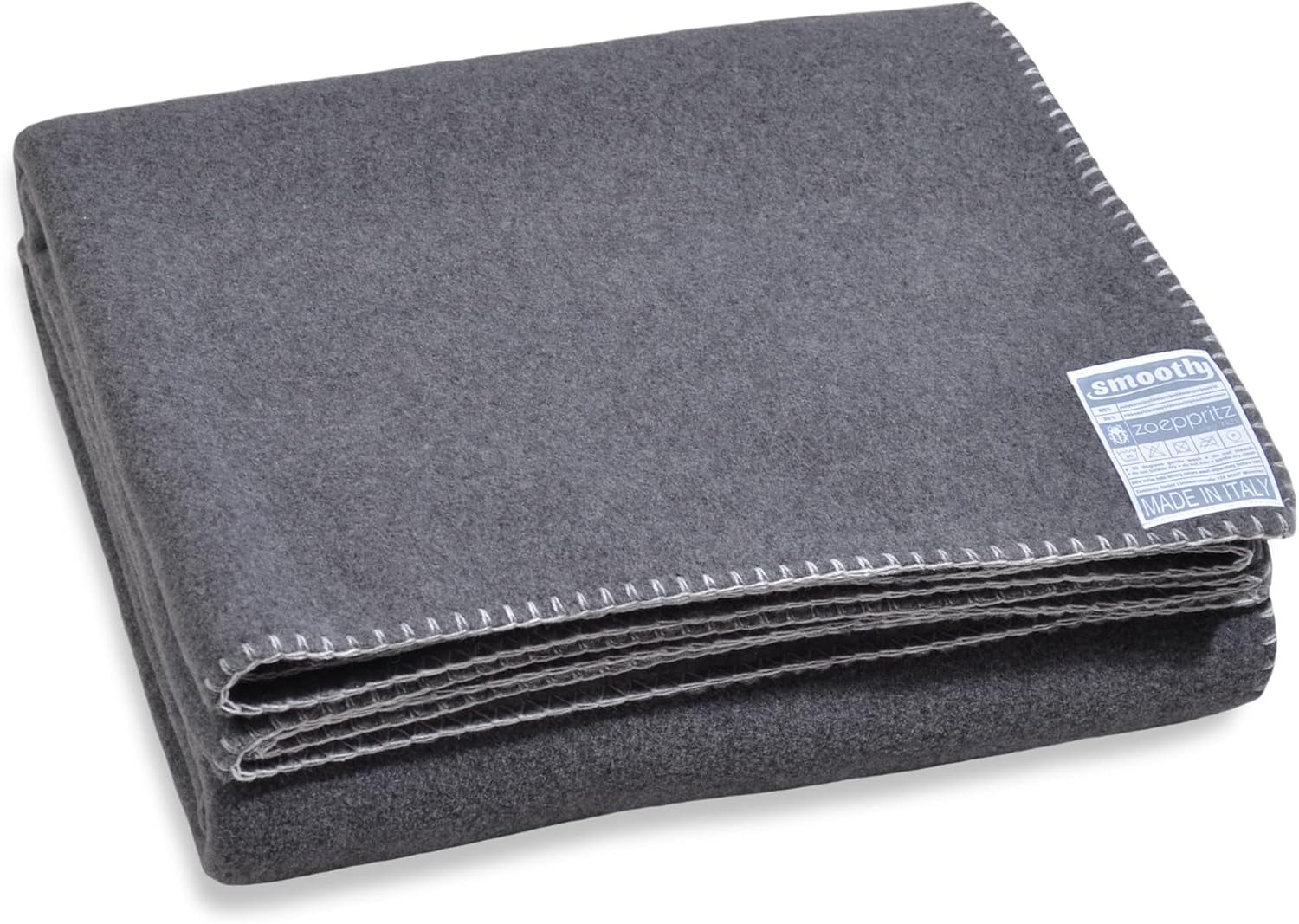 Zoepritz siden 1828 Glat fleecetæppe - Fluffy komfortabelt polar fleece tæppe - Vegansk - 140X190Cm - 010 Off-White, 010 Offwhite Zoepritz Siden 1828 Grå 140X190Cm Senge og dyner