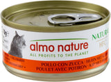 Almo Nature HFC Naturligt vådfoder til katte - Assorterede opskrifter med kylling - 6 x 70g