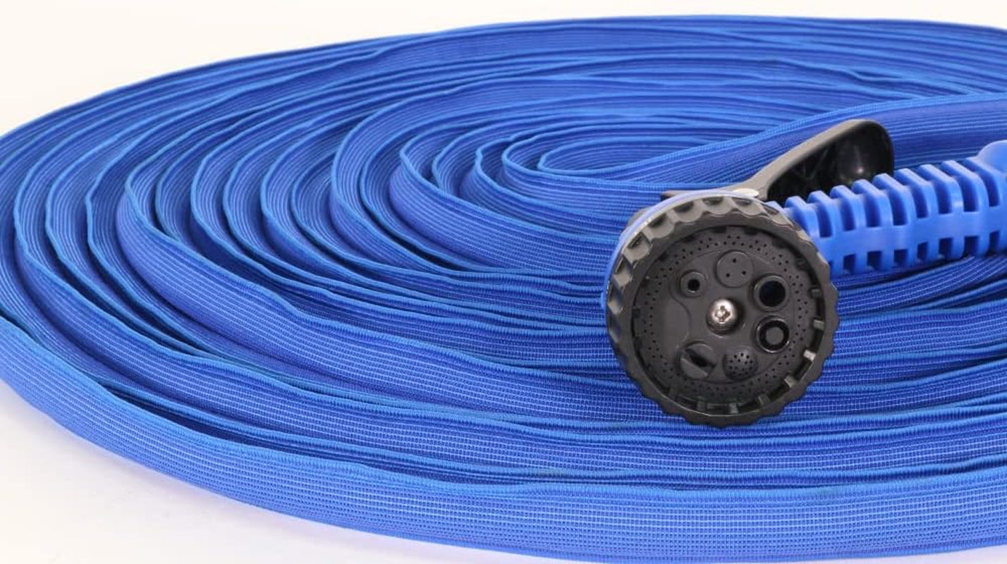 Goodyear - 30 m fleksibel, snoningsfri og let 3-lags latex og højdensitets tekstil haveslange, ½" og ¾" lynkoblinger + 7-funktions sprøjtepistol