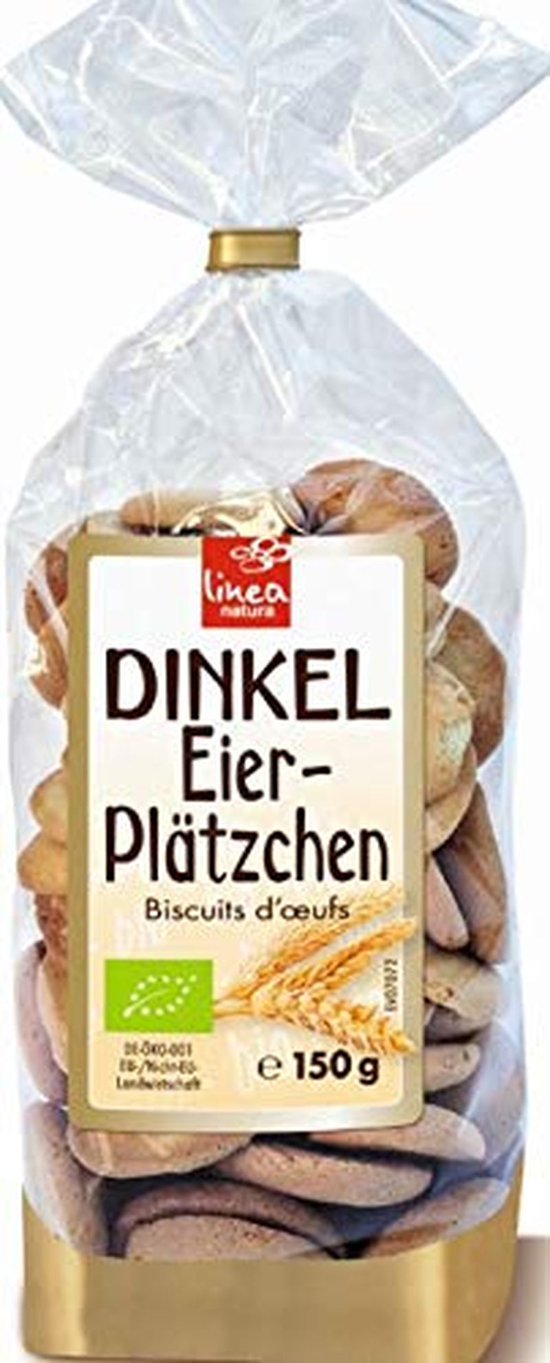 Økologiske speltæggekiks, 38% økologiske æggekiks, 150g