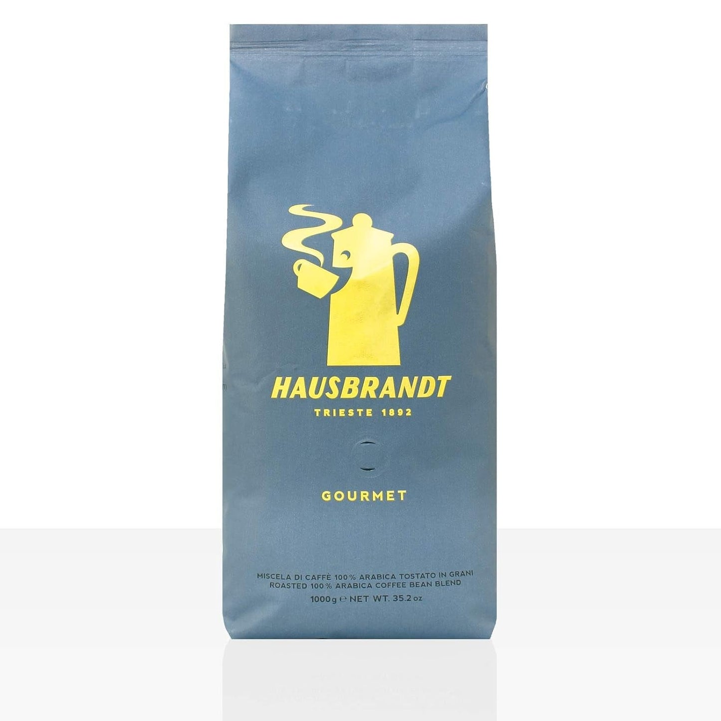 Espresso Gourmet Hausbrandt 6 x 1 kg Kaffebønner, 100% Arabica