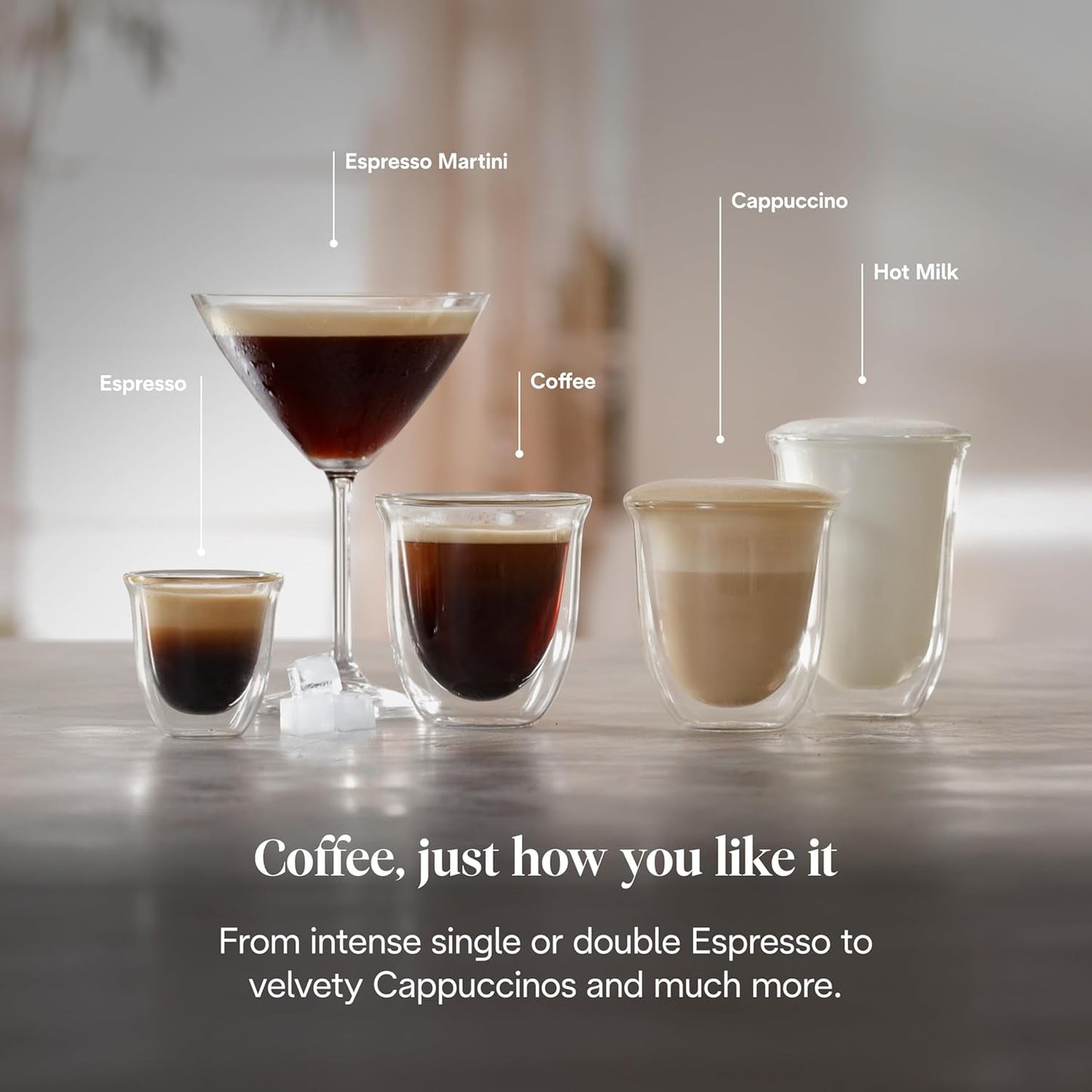De'Longhi Classic EM450.M portafilter espressomaskine med professionel mælkeskummer, fuld metalhus, 15 bar, 1,7 l vandtank, rustfrit stål/metal