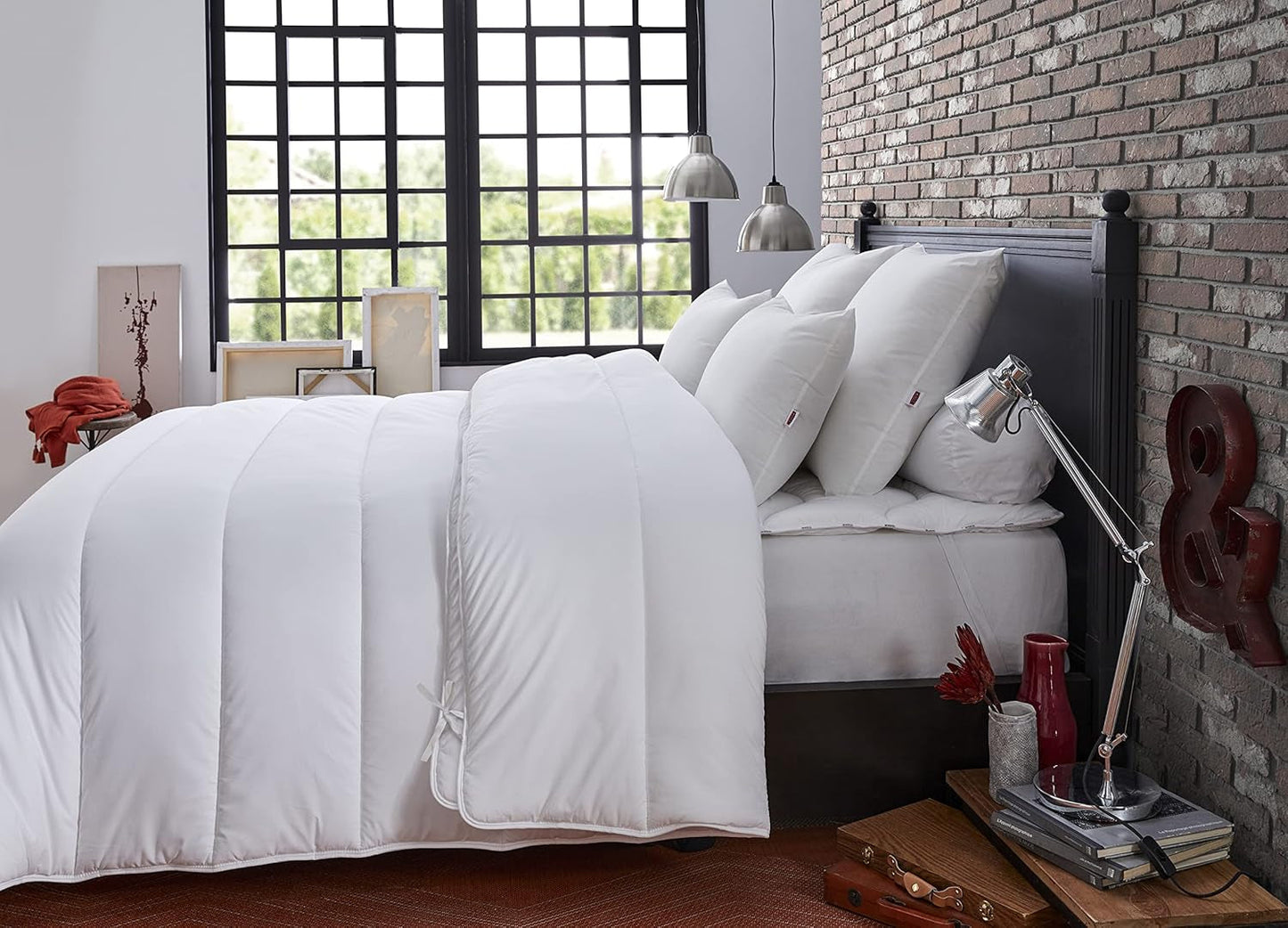 DODO 25665 Til 4 sæsoner Tæppe 140 X 200 Cm Hvid Polyester Dyner og dyner Naty Shop 140 X 200 Cm