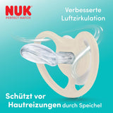 NUK Perfect Match luftsutter til babyer | 6-18 måneder | Ortodontiske sutter, der fremmer luftcirkulationen og forhindrer udslæt forårsaget af spyt | 95 % accept af babyer** | Disney Peter Plys | Pakke med 2