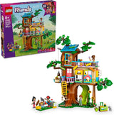 LEGO Friends træhusbygge- og legesæt til rolleleg, legetøjshus til 8-årige piger, sæt med 4 figurer og 2 dyrefigurer, gaveidé til børn 42652 byggesæt Besuche den LEGO-Store standardtitel
