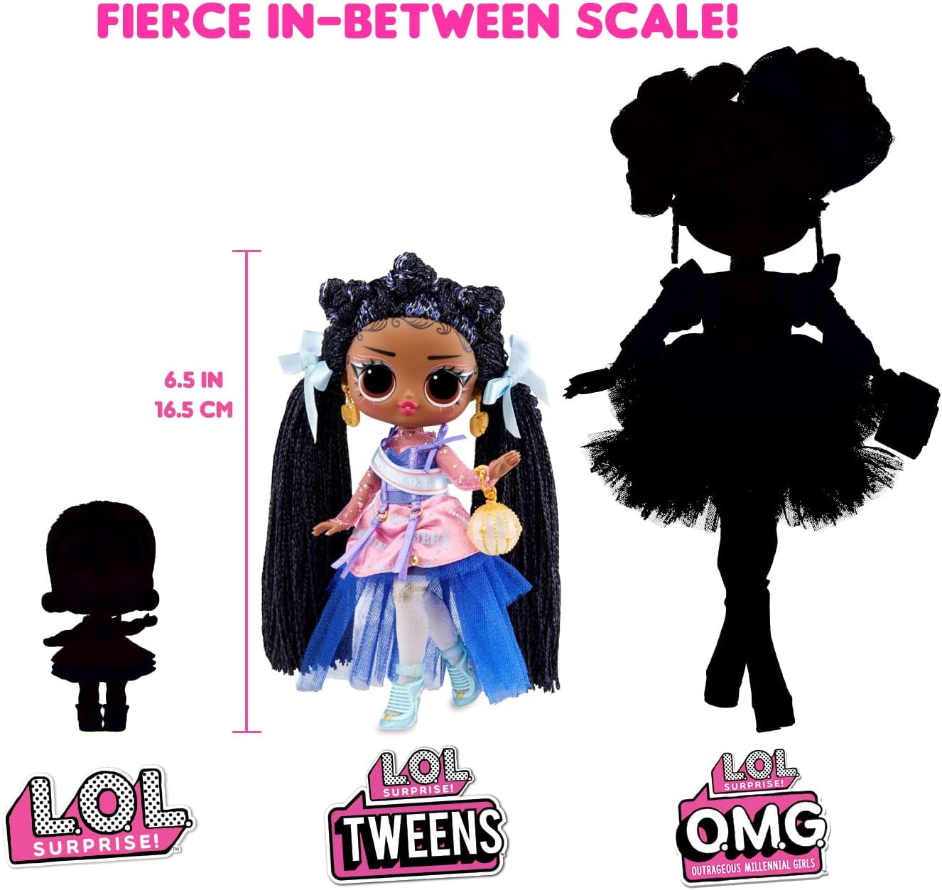 LOL overraskelse! Tweens Fashion Doll Series 3 - NIA Regal 15 cm dukke med overraskelser: Ekstravagante outfits, tilbehør og mere. Fantastisk samlergave til drenge og piger 18+ 584087