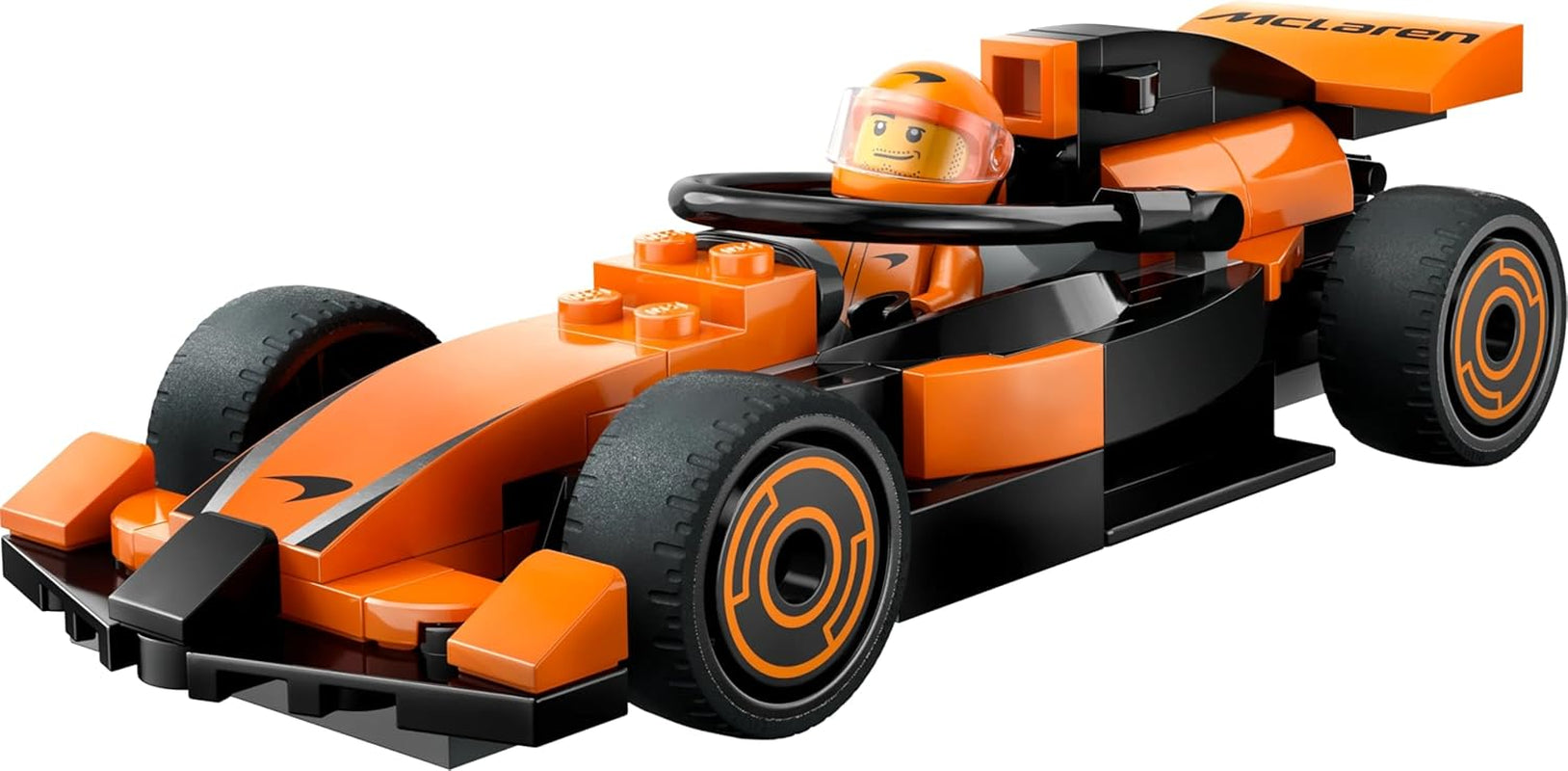 LEGO City F1 Racer med Mclaren racerbil - Formel 1 legetøjsmodel med racerbil og minifigur - lille gave til drenge og piger fra 6 år eller motorsportsfans 60442 Byggesæt Besuche den LEGO-Store