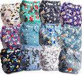 Littles og Bloomz FLP2-0406 Standard Clip Genanvendelig ble, 4 bleer