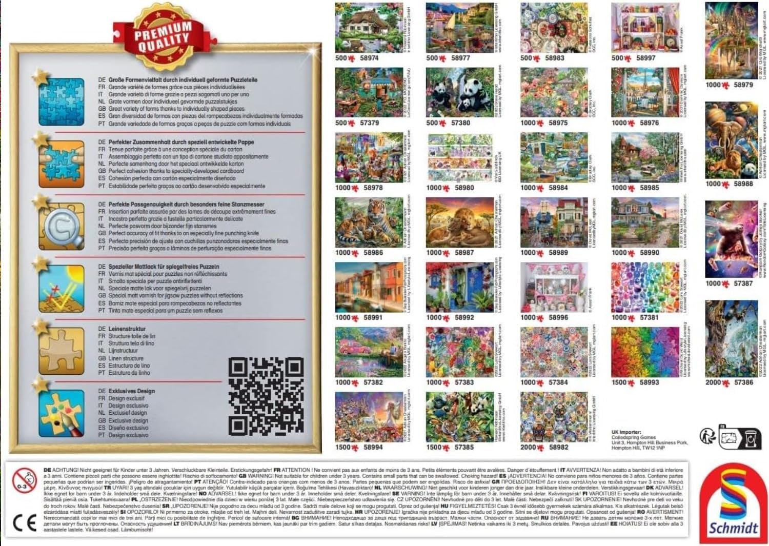Schmidt Spiele 57392 Dream Big, katte, puslespil 1000 brikker Puslespil Naty Shop