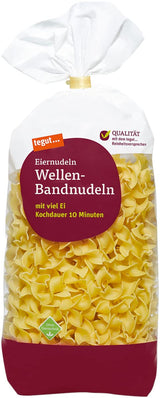 tegut... Ægge nudler Waves - Båndnudler, 1 x 500 g
