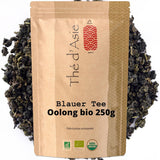 Khla - Økologisk Oolong Te 100 G - Blå te - Naturlig løs te - Økologisk asiatisk te - Løs og skåret - Urtete og infusionste - Fra Kina