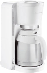 Filter kaffemaskine Rowenta CT3811 Adagio Milano | Med termokande i rustfrit stål | 10-15 kopper | Automatisk nedlukning | White/Stainless steel