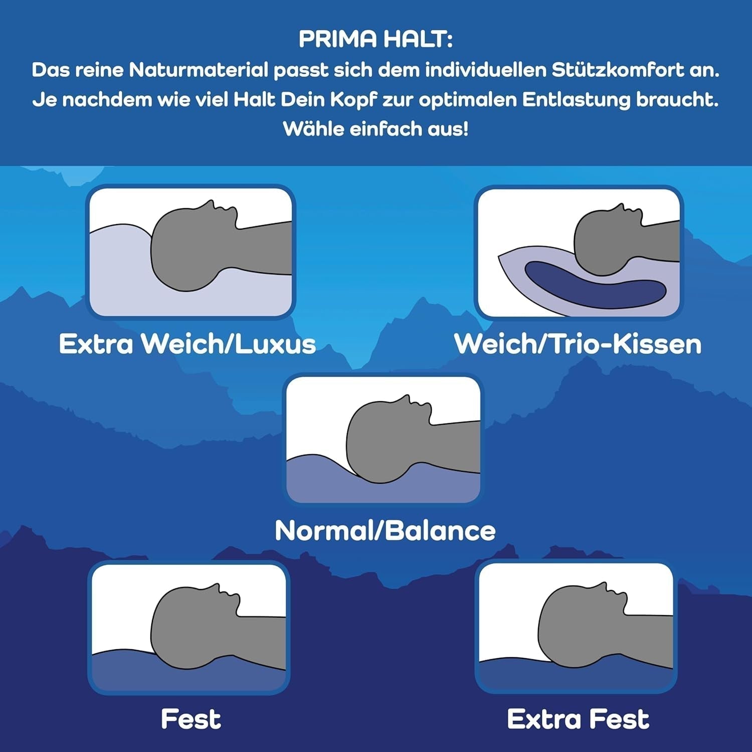LINEA by Böhmerwald - Hyggelig - Højkvalitets balancepude, 80X80, 70% klasse 1 fjer, 30% ny dun, velegnet til allergi, vaskbar op til 60°C, fremstillet i Tyskland Naty Shop standard puder
