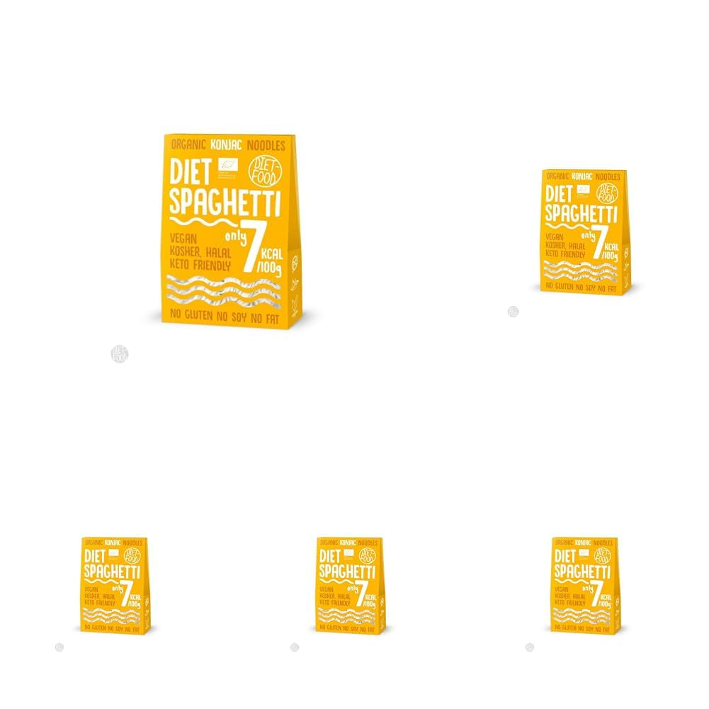 DIET-MAD Økologisk Shirataki Konjac Instant Rice, Low Carb, Low Calorie, Vegan, Fedtfri, Sojafri, Glutenfri, Keto-venlig, Slankende, 300 gram
