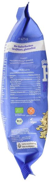 Økologiske hof havreflager, 475 g