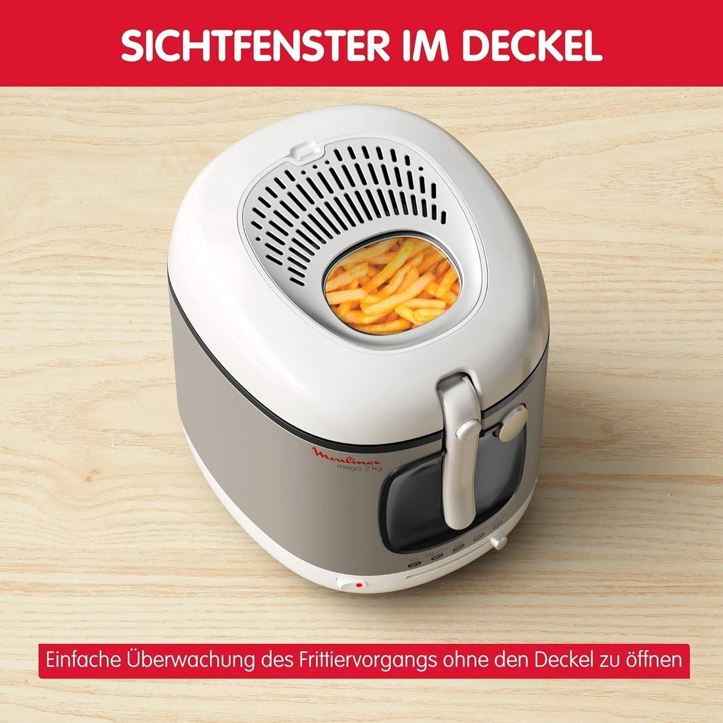 Frituregryde AM4800 Mega 2Kg, oliefrituregryde, lugtfilter, 1800 W Hvidevarer Naty Shop