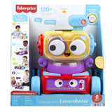 Fisher-Price 4-i-1 læringsrobot Linus til babyer og småbørn, legetøj fra 6 måneder - tysktalende, HCK39 Babylegetøj Naty Shop