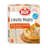 RUF Lievito Madre Sauerteig, Milder Weizen-Sauerteig, Mutterteig, Kurze Teigruhe Durch Enthaltene Trockenhefe, Lievito Madre Getrocknet Für Brot, Baguette, Focaccia, 3X35G Blanding til bagning og madlavning Naty Shop 35 G (3Er Pack) Kurze Teigruhe