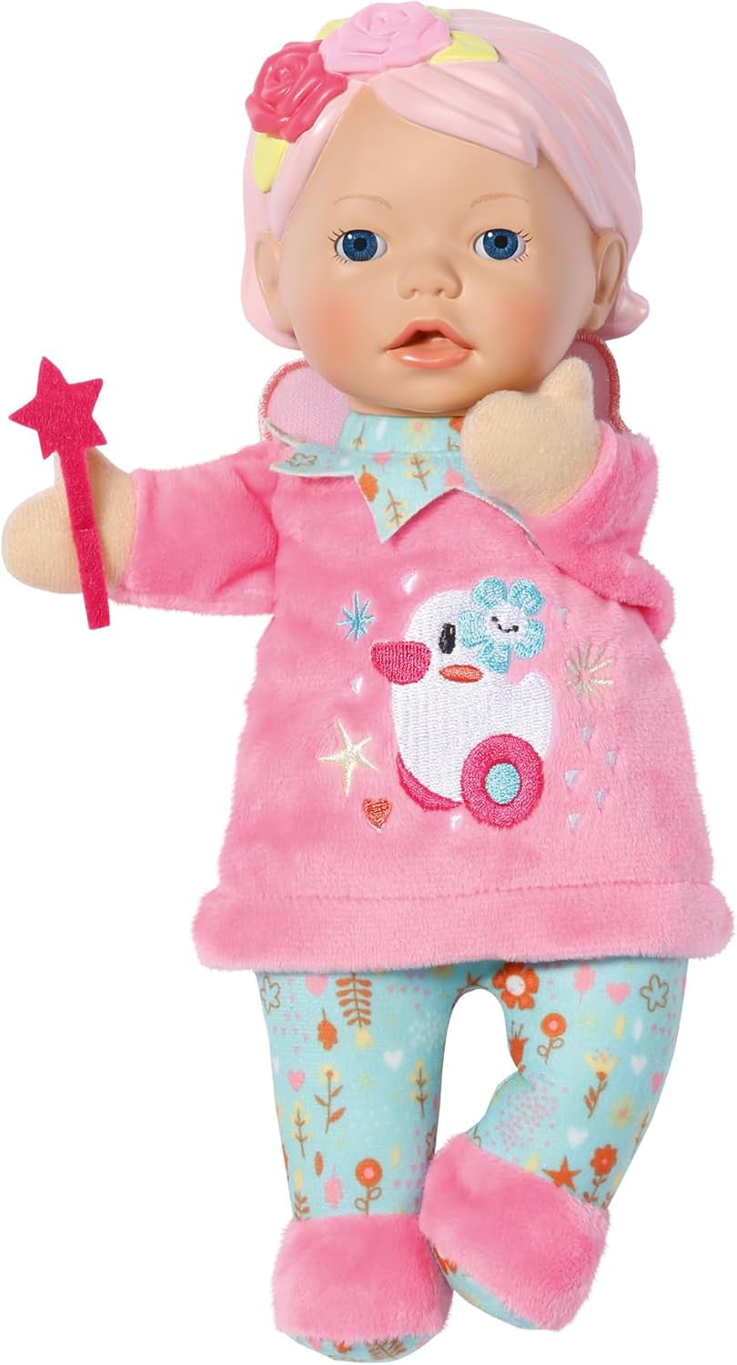 BABY født til babyer Gebyr Blød kropsdukke med fingerlommer i armene 26 cm høj hånddukke 834695 Zapf Creation