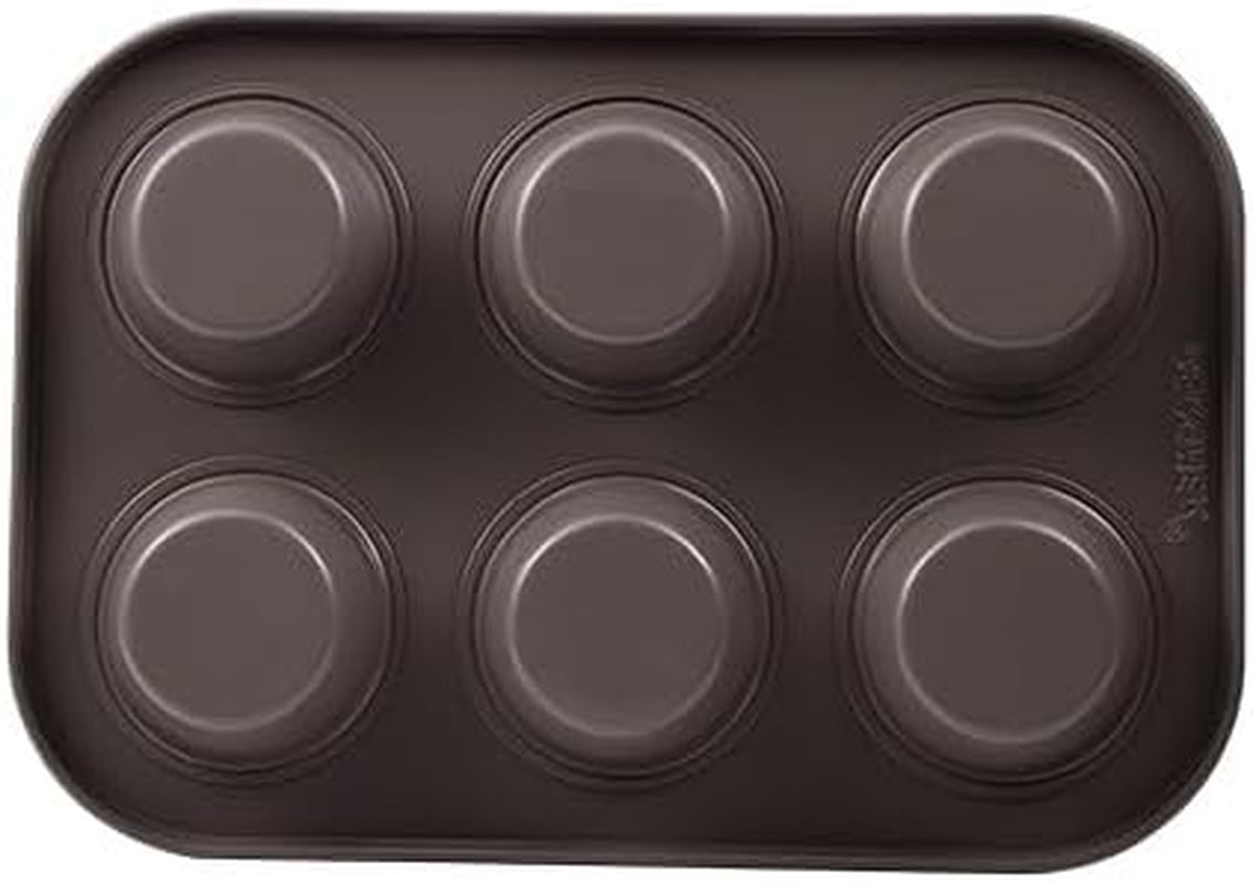 BERGNER BAKING LOVERS - Sæt Von 2 X 6 Kop Muffinformen - Kohlenstoffstahl Mit Ilag Essential, PFOA Frei, Leicht Zu Reinigen Forme og bakker til bagning Naty Shop