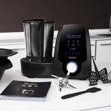 Cecotec Mambo 6090 Multifunktions-Küchenmaschine, 1700 W, 23 Funktioner, Krug Mit Fassungsvermögen 3,3 L, 3 Teller Gleichzeit, 10 Geschwindigkeitsstufen, Timer Køkken Robotter og Blandere Naty Shop