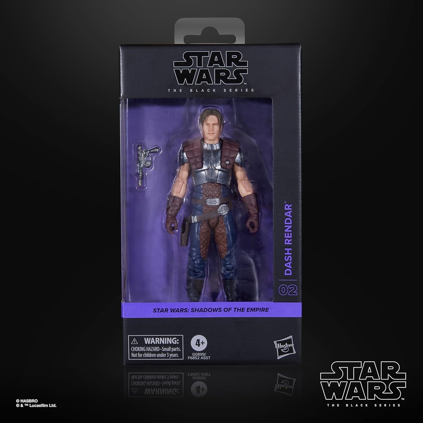 Star Wars Black Series Dash Rendar, Star Wars: Shadows of the Empire Collectible Figur (15 cm) Actionfigurer Naty Shop