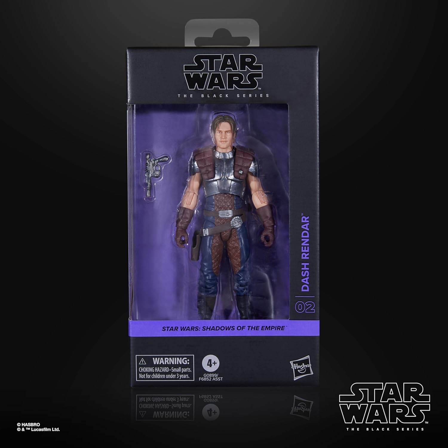 Star Wars Black Series Dash Rendar, Star Wars: Shadows of the Empire Collectible Figur (15 cm) Actionfigurer Naty Shop