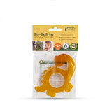 GRÜNSPECHT Økologisk tandring Naturgummi til tænder til babyer, masserer tandkød, BPA-fri, Blød, fremmer finmotorikken, dinosaurmønster (639-V1)