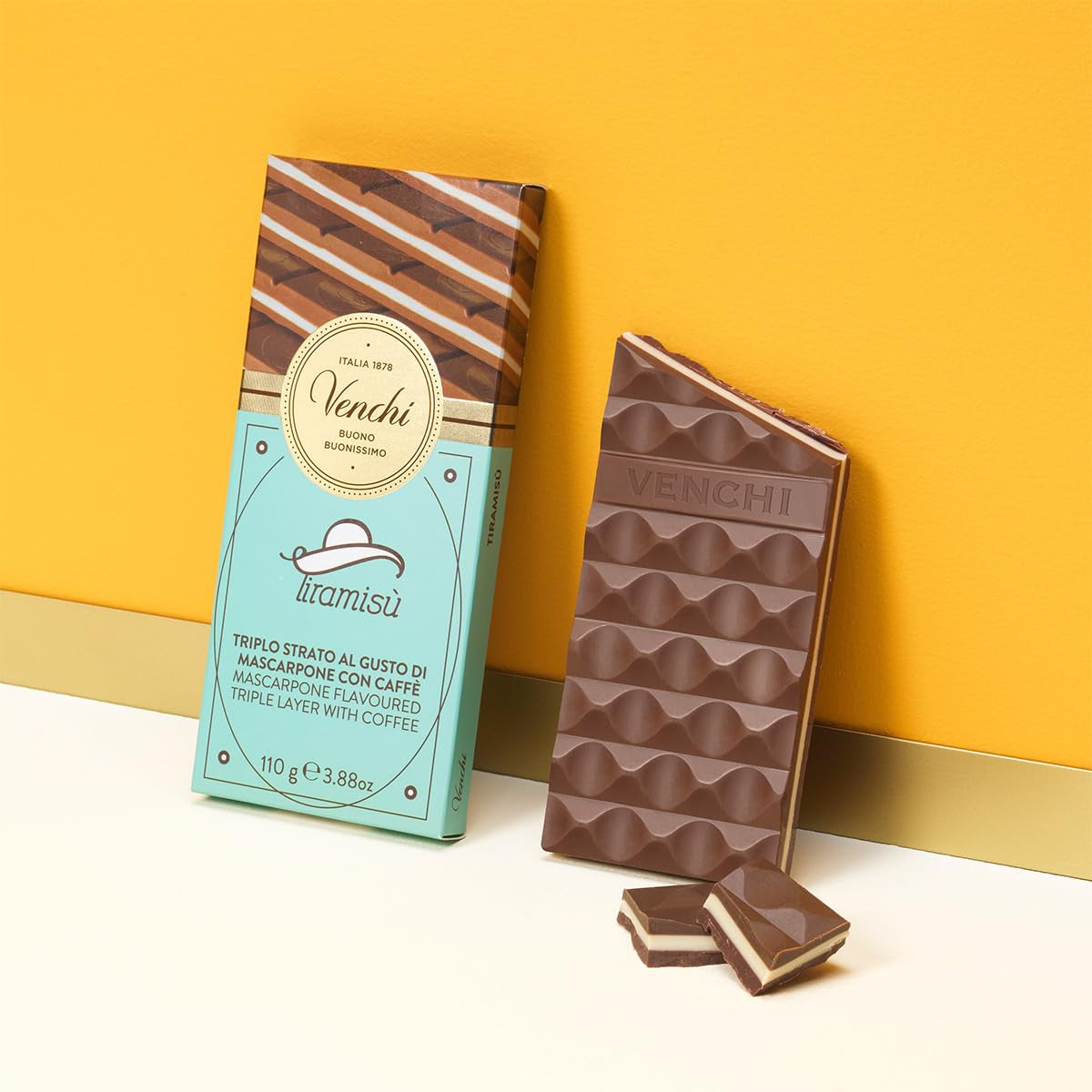 Venchi - Tiramisu med chokolade 110g - glutenfri