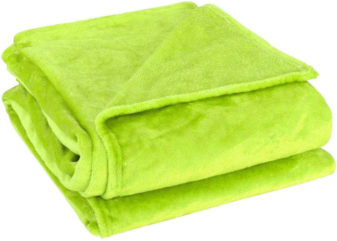 Sourcing Map Hyggeligt tæppe tæppe sengetæppe Blødt & varmt fleece tæppe som sofa tæppe Sofa tæppe Stue og krammetæppe Blødt plys uldtæppe Orange 150X200Cm Senge og tæpper Besuche den uxcell-Store Gul, grøn 70 "X78"