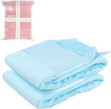 CutiePlusU voksenbleer, tør overflade, maksimal absorptionsevne natten over, engangsinkontinensble - blå, lyserød, hvid, 3-pak (medium 71-96 cm)