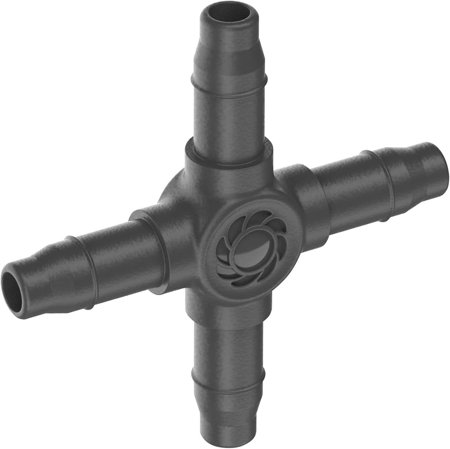 Gardena Micro-Drip-System - Krydstilslutning 4,6 mm (3/16 tommer): Tilbehør til grenfordeling og drypledninger, knækfri installation med nem og fleksibel forbindelsesteknologi (13214-20)