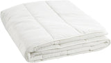 Prestige italiensk sengetøj Microfiber sommerdyne, hvid, dobbelt, 100 % dyner og dyner Naty Shop Dobbelt