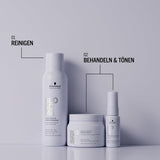Schwarzkopf Professional BLONDME Bond Repair Purple Mask Mask til køligt hår Neutraliserer gule toner til farvet, bleget og lyst hår Dybt plejende og styrkende 200 ml Hårmaske Naty Shop