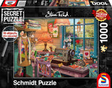 Schmidt Spiele 59654 Hemmeligt puslespil, I systuen, puslespil 1000 brikker Puslespil Naty Shop Standardtitel