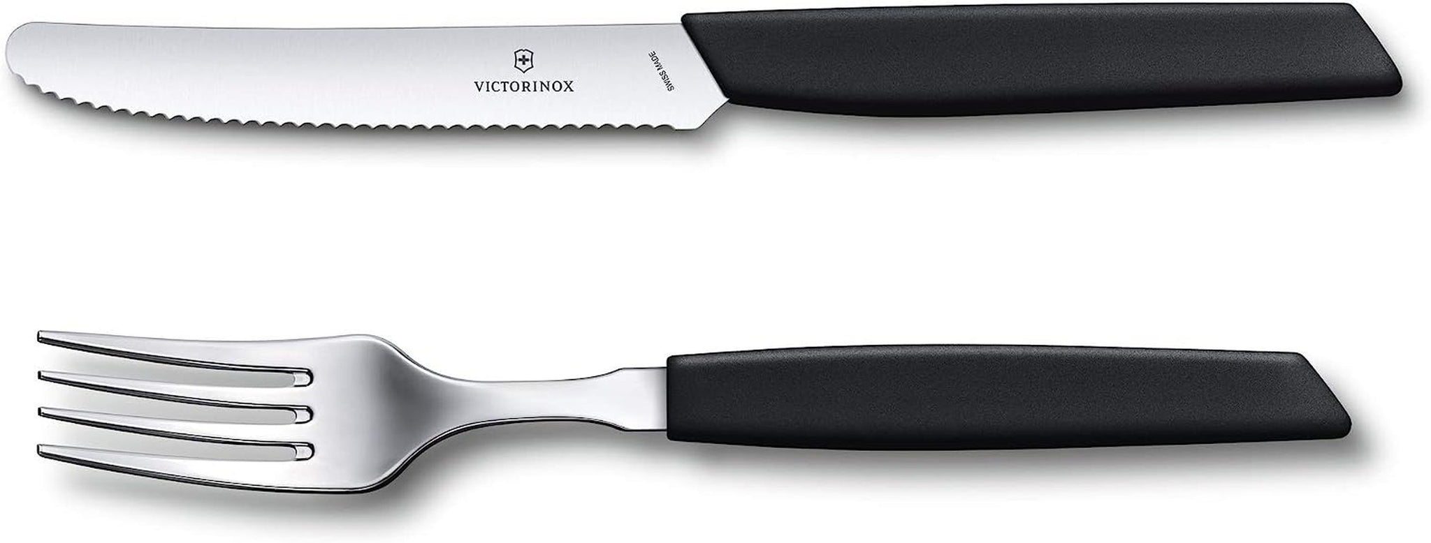 VICTORINOX moderne schweizisk bestiksæt til 6 personer 12-delt køkken Naty Shop Sort