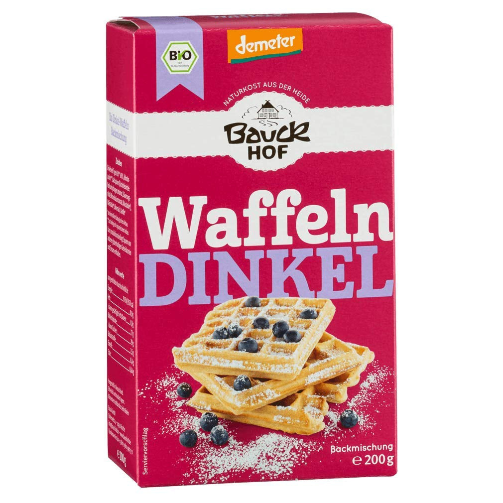 Demeter Bauck Hof Bio Dinkel vaffel, 200 G Blanding til bagning og madlavning Naty Shop 200 G (2Er Pack)