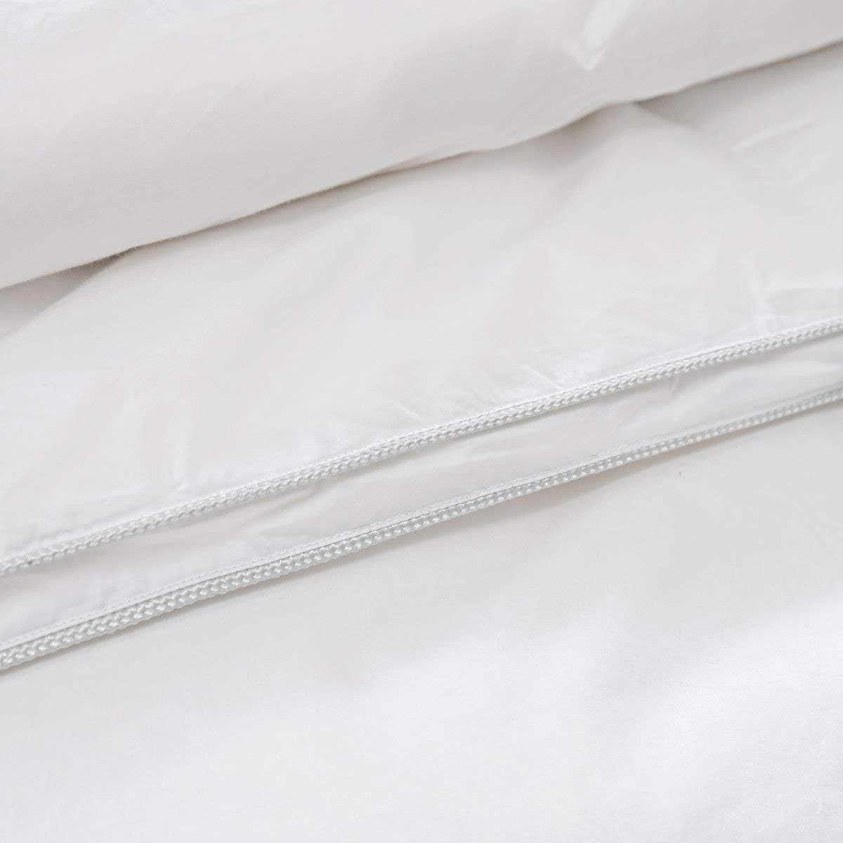 Platin, gåsedun, 300 G/M², 240 X 220 Cm, hvide (hvide) Dyner og dyner Naty Shop