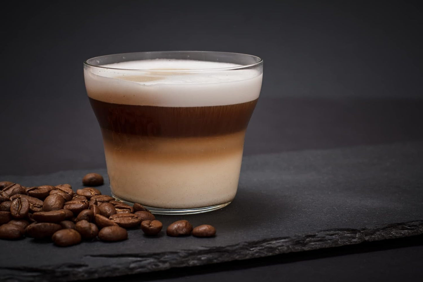 Espresso Kaffeebohnen stærk 500g, Barista Kaffee schokoladig und säurearm, Espressobohnen, Bohnenkaffee mit Arabica und Robusta, fine Crema, ideel til Cappuccino