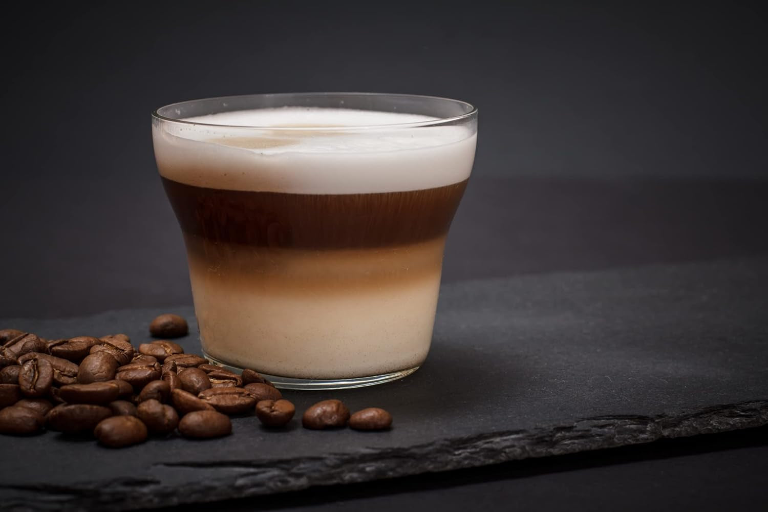Espresso Kaffeebohnen stærk 500g, Barista Kaffee schokoladig und säurearm, Espressobohnen, Bohnenkaffee mit Arabica und Robusta, fine Crema, ideel til Cappuccino