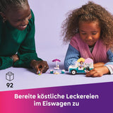 LEGO Friends Heartlake City isvogn Lad som om Legesæt 2 figurer og en kanin Byggesæt 4 år gamle piger Legetøjsfigur Minifigur Byggelegetøj 42644 Byggesæt Besuche den LEGO-Store