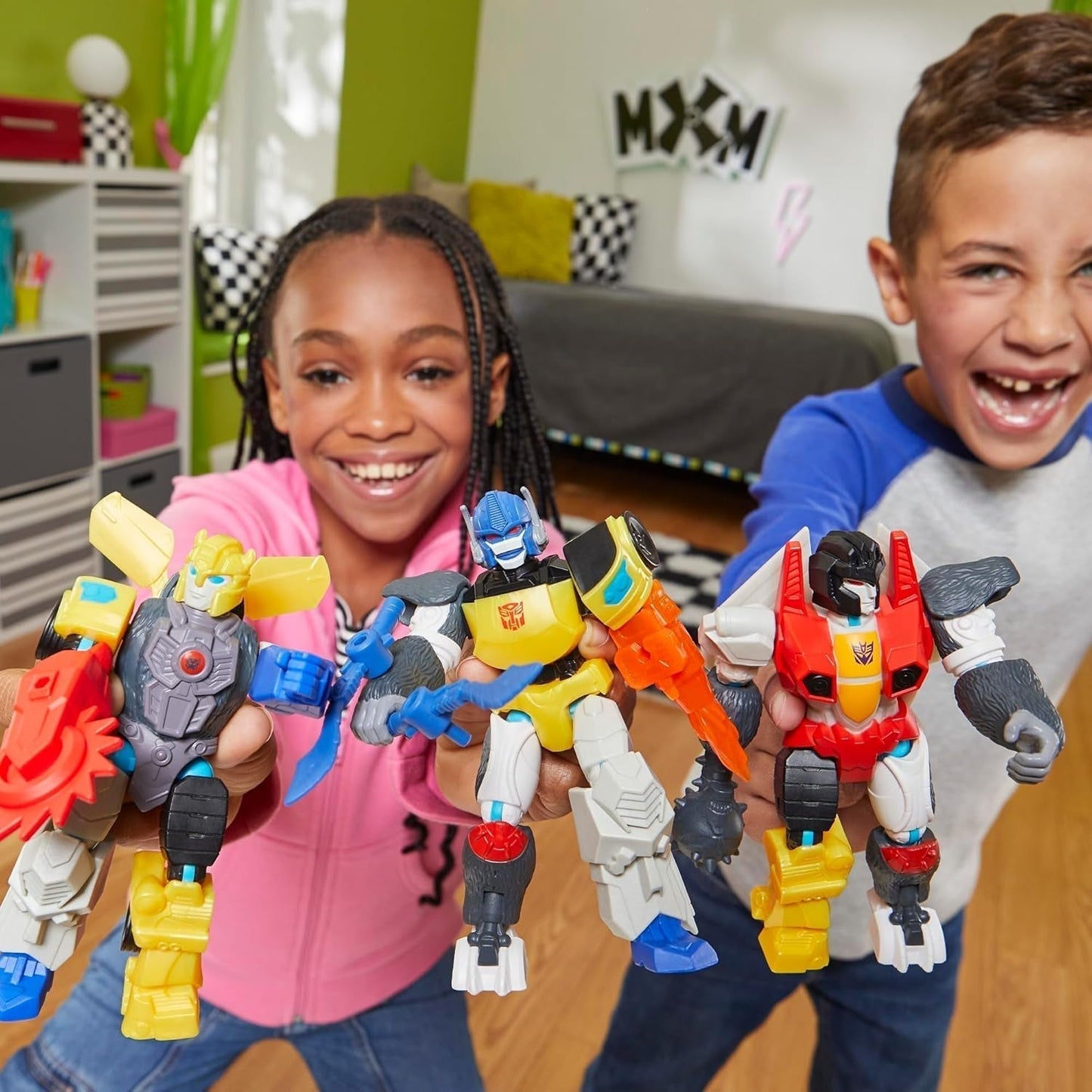 Transformers Mixmashers Starscream Tilpasset actionfigur og tilbehør Actionfigurer Naty Shop